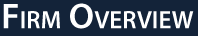 Firm Overview